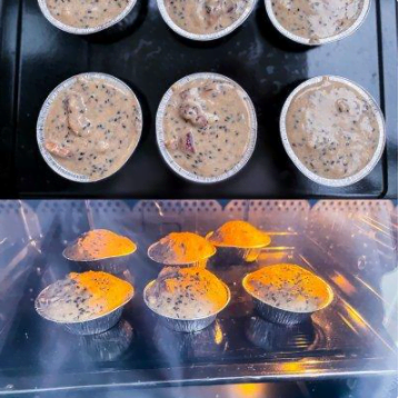 只需三步就能做的蛋糕，香蕉核桃全麥蛋糕，適合減肥人群